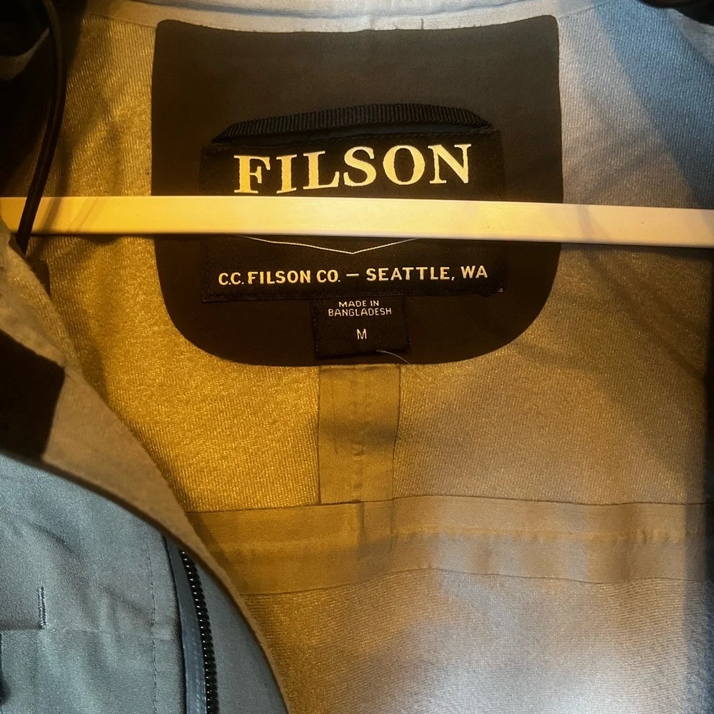 Filson Men's Neoshell Reliance Jacket in Raven Size M